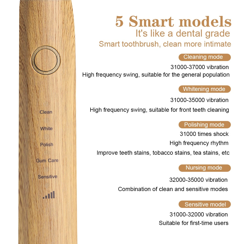 Electric Bamboo Toothbrush